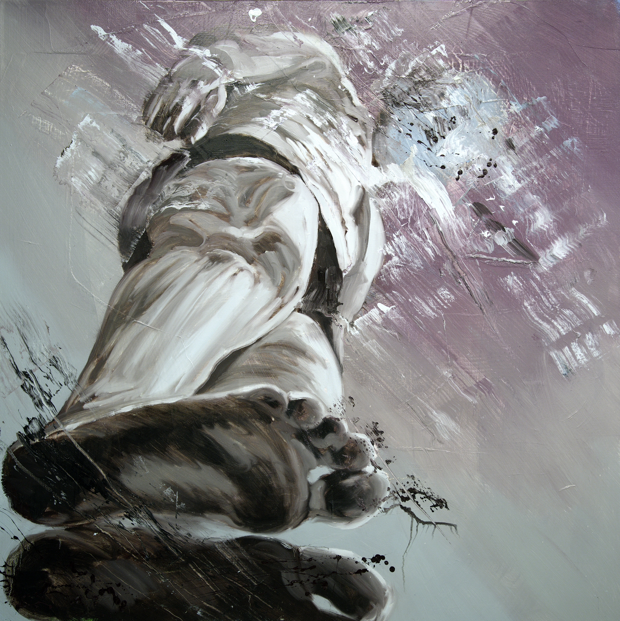 Apogee Fragment 07 Original Oil Painting 48×48 Inches Apogee Fragment 07 Original Oil Painting 48×48 Inches