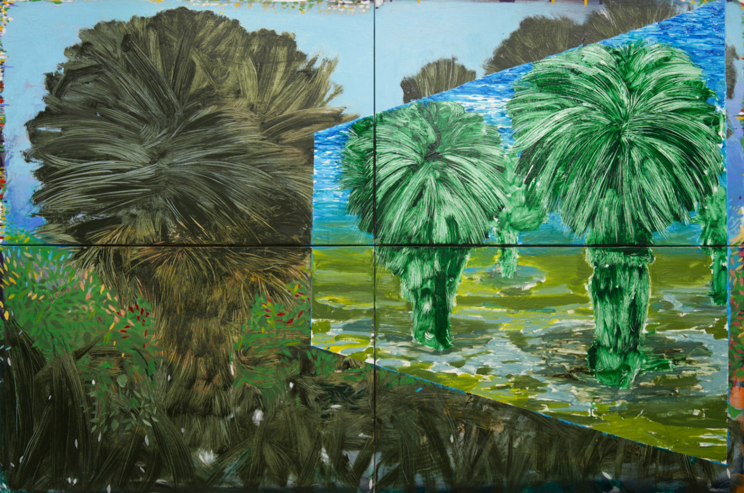 Mirage 10 – Original Oil Painting (48×72 inches) Mirage 10 – Original Oil Painting (48×72 inches)